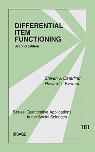 Differential Item Functioning (Quantitative Applications in the Social Sciences Book 161)