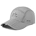 Produktbild Estwell Baseball Cap, Basecap Herren Damen Baseball Kappen Baseballmütze Faltbarer Verstellbar Baseballkappe für Draussen, Sport und Reisen(B-hell grau)