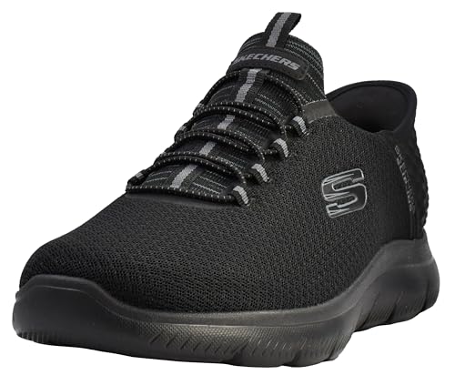 Skechers Men's Summits High Range Hands Free Slip-in Sneaker, BBK, 10.5 Wide