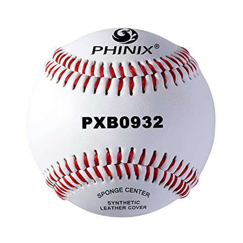 Phinix Soft Cushioned Safety Baseball (9 Inch, One Dozen) #TOP13