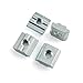 PZRT 12PCS 30 Series M8 T-Nut Sliding Nut T-Slot Nut for Aluminum Extrusion Profile 3030 Series Slot Groove 8mm