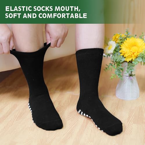 Image of Artfasion Non Slip Socks Men: Grip Anti Slip Socks for Seniors Hospital Yoga Pilates
