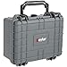 Eylar Protective Camera Hard Case Water & Shock Proof w/Foam, TSA Standards 9.12 inch 7.56 inch 4.37 inch (Gray)