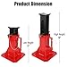 Elementool 22Ton Pin Type Car Jack Stand 2PCS-Heavy Duty 44000LBS Portable Jack Stands with Locking Pin, Adjustable Height 11