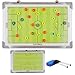 DEWEL アルミニウム合金 サッカーボード 作戦盤 作戦ボード コーチングボード 専用ペン付き マグネット 戦略指導 戦術ボード 作戦板 タクティックボード