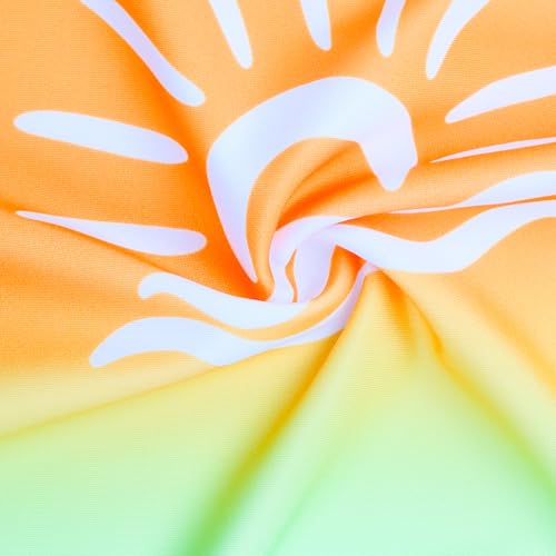 Image of TFJH E Girls & Boys Long Sleeve Rashgurad Swimsuit UPF 50+ Kids Swimwear Sunsuits