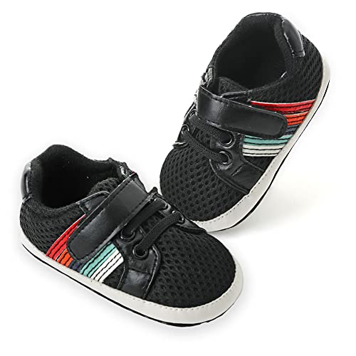 Image of Clowora Baby Boys Girls Shoes Non-Slip Rubber Sole Sneakers Infant First Walking Toddler Crib Shoes Newborn Loafers Flats.