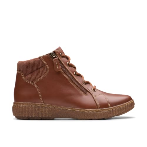 Clarks Damen Caroline Park Stiefelette, Tan Combi – Ansicht 2