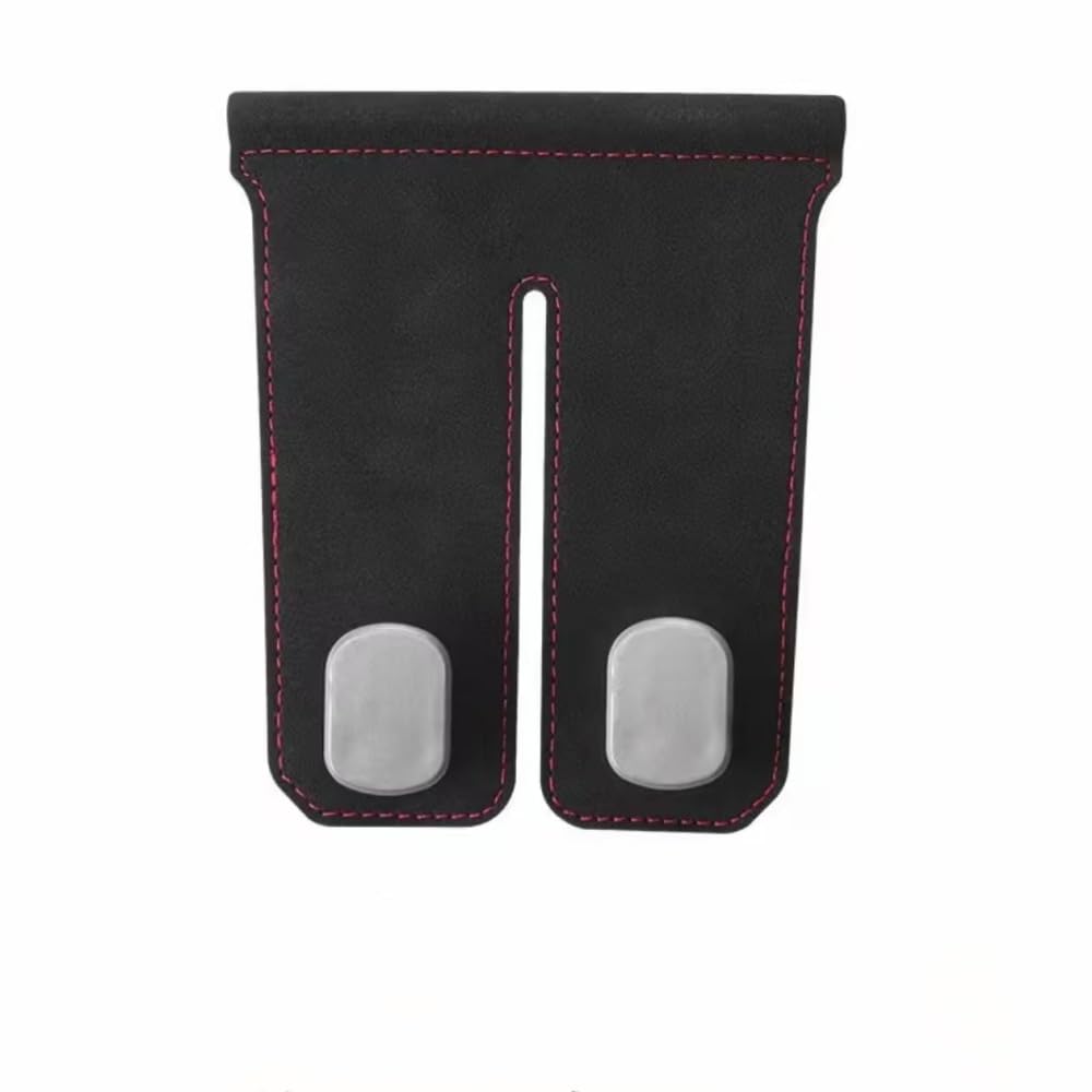 WDJRUIRUI 1 Pcs Car Passenger Glove Box Hooks for Cupra Leon Sportstourer KL I 2020-2024, Suede Leather Storage Organiser Hanger Moveable Heavy Duty Interior Fastener