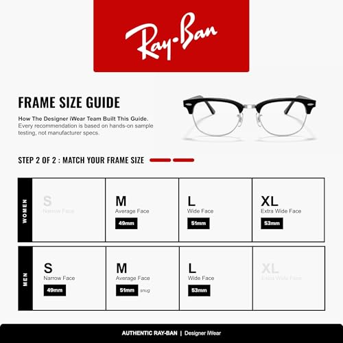 Image of Ray-Ban RX5154 Clubmaster Square Eyeglasses for Men for Women