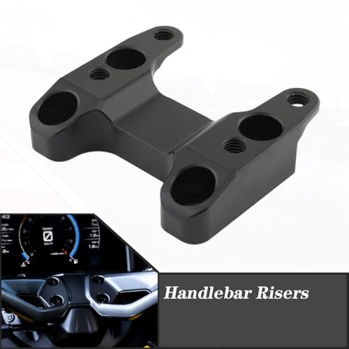 Rehausseurs de guidon noirs pour moto T-MAX 560 2022-2023 réduire fatigue dos fixations