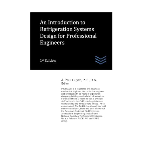 An Introduction to Refrigeration Systems Design for Professional Engineers Audiolibro Por J. Paul Guyer arte de portada