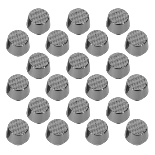 TINEASUR 50pcs 12mm Flathead Studs Purse Feet Rivets for Leather