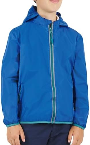 PERLETTI Cortavientos Niño Niña Impermeable Ligero - Chubasquero ...