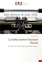 La Lutte Contre L'A(c)Vasion Fiscale 613150220X Book Cover