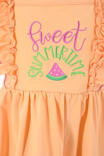 Image of Unique Baby Girls Smocked Holiday Dress for Big Kids and Toddler Outfit Clothes with Embroidery