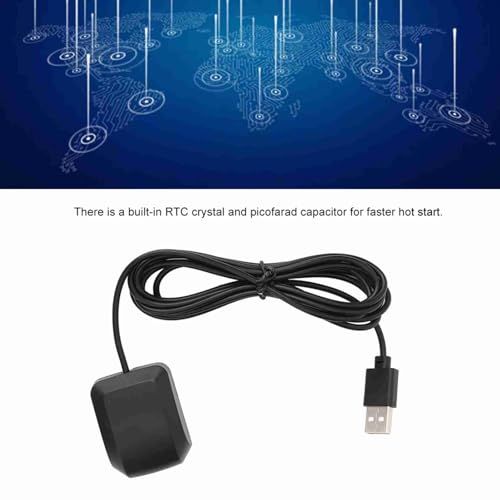 VK-162 G-Mouse USB GPS Dongle Chip Módulo de Navegación de 72 Canales con TCXO de Alta Precisión, RTC para Earth, GPS, Galileo, SBAS Motor Híbrido para Navegación en