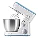 Taurus Mixing Chef Compact - Batidora amasadora con sistema planetario, 5 funciones, 6 velocidades, Función turbo, Bol de 4 l, Acero inoxidable, 500 W
