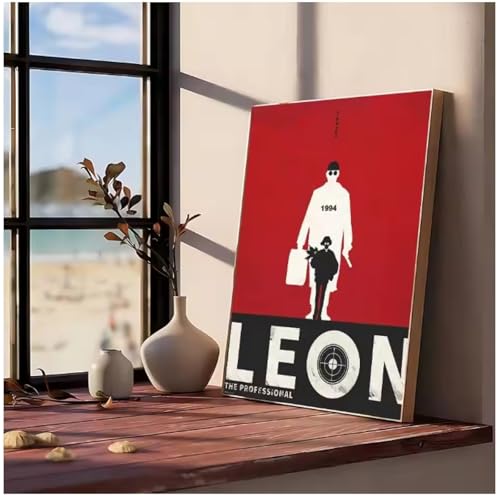 Affiche Léon poster cinéma vintage 50x70 cm décoration murale maison MZOwallpaper