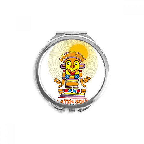 Miroir de maquillage égypte ancienne compact haut de gamme design latin soul multicolore