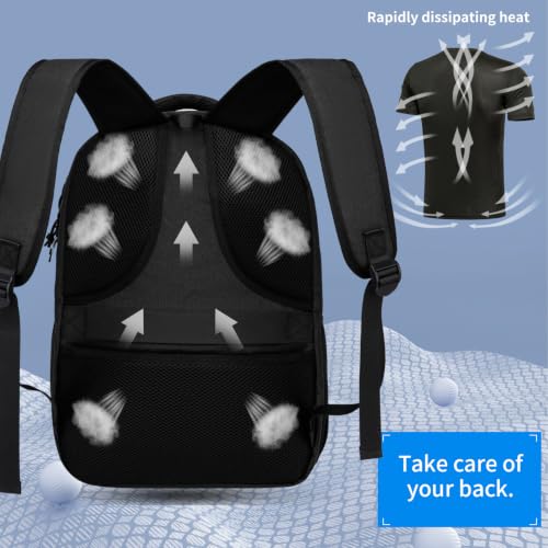 Image of School Backpack for Teen Boys, Bookbag for Middle, High School College | Sturdy Ergonomic Anti-Theft Water-Resistant 15.6-Inch Laptop Backpack with Multiple Pockets, Mochila Escolar para NinosBlack