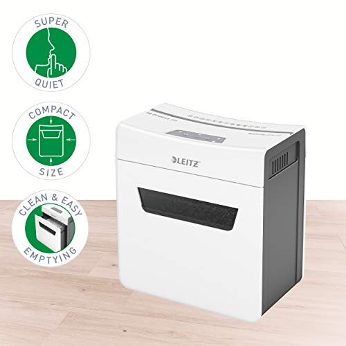Destructeur de documents Leitz IQ broyeur papier micro-coupure bac 10 litres - 2