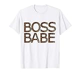Boss Babe T-shirt in Cheetah Leopard Animal Print