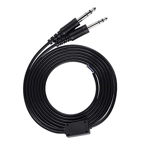 Cable de reemplazo DIY de 2 m para auriculares de aviación miniatura 2