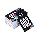 SUKIRA Live Sale Plastic Number Tags, Normal and Reverse Mirror Image Coat Room Checks for Facebook Live Sale, Reusable Lularoe Supplies, Hanger Cards for Clothes, 100 Consecutive Numbers, (001-100)