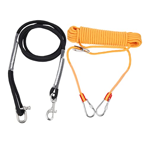 Câble de course pour chien de camping pour stopper les fuites et nœuds