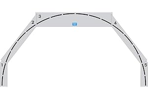 19 Inches Basketball Stencil 3 pt Arch Track & Field Stencils