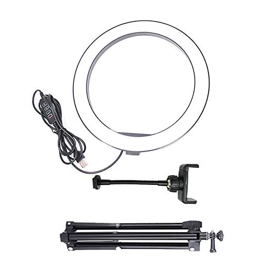 10-Inch LED Ring Light with Tripod Stand