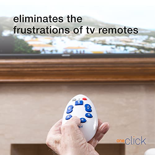 Smpl Simple Tv Remote For The Elderly - This Universal Large Button Remote Control Helps The Elderly & Visually Impaired On Virtually Any Tv | Supports Ir Tvs, Cable, Satellite & Sound Bars #TOP6