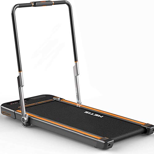 METIS Cinta de Andar Plegable Caminadora para Casa con Altavoz Bluetooth y Mando a Distancia | Máquina de Andar con Pantalla LCD [440w/1-8 km/h]