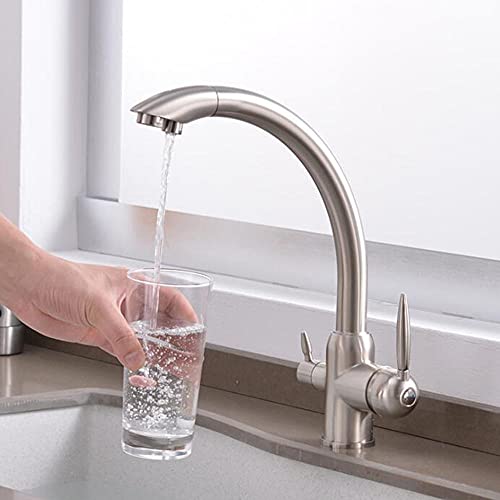 Robinet cuisine 3 voies eau pure et rotatif pour simplifier vos repas sains - 5