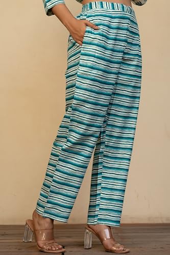 Image of MIRCHI FASHION Women's Straight Fit Pure Cotton Floral Printed Kurta Set with Dupatta and Pant
