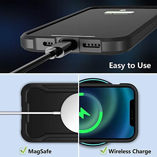 HOOMIL iPhone 11 Pro Case, [Shockproof Series] [Hard Back Scratch Resistant] Heavy Duty Protective Phone Cases for iPhone 11 Pro - Matte Black