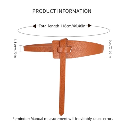 Women's Tight Belt With Dress With a PU Leather Belt4