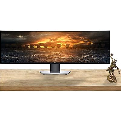 Dell U4919DW UltraSharp 49-inch LED Backlit Curved Gaming Monitor with IPS, Vesa Compatible, Anti-Glare, Tilt, Swivel (HDMI, USB 3.0, USB-C, DisplayPort)