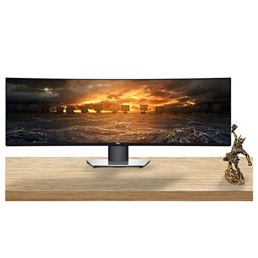 Dell U4919DW UltraSharp 49-inch LED Backlit Curved Gaming Monitor with IPS, Vesa Compatible, Anti-Glare, Tilt, Swivel (HDMI, USB 3.0, USB-C, DisplayPort)