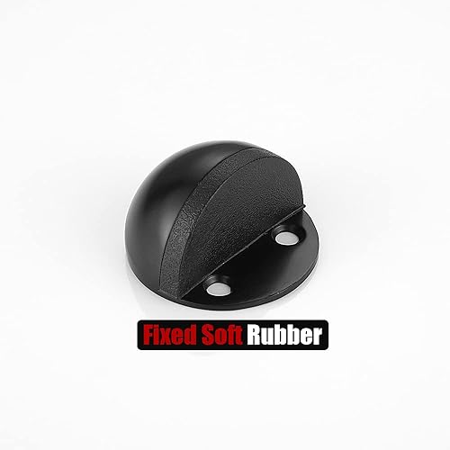 Miniatura 4 de JQK DSB3-BK-P10 - Tope de puerta de piso, para snowboard, almacenamiento de acero inoxidable, amortiguador de sonido, parachoques de pared, estante