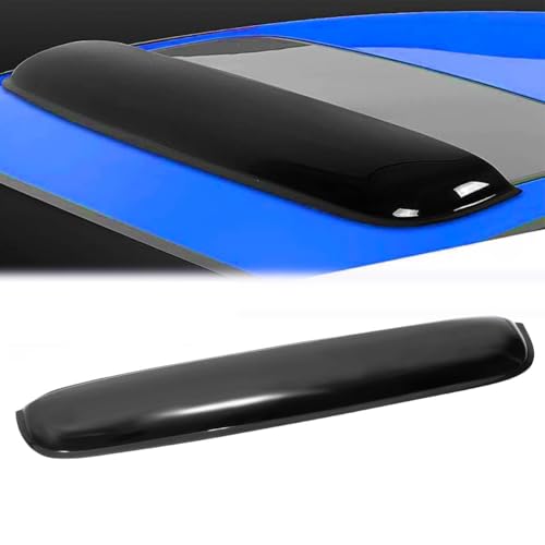 Image of 43 inch(Not Wider Than 41.8 inch) Sunroof Wind Deflector,Universal Fit Tinted Moonroof Visor for Deflecting Noise, Rainy and Windy Weather,Car Accessories Sun Shade Waterproof Double Side Tape RN110