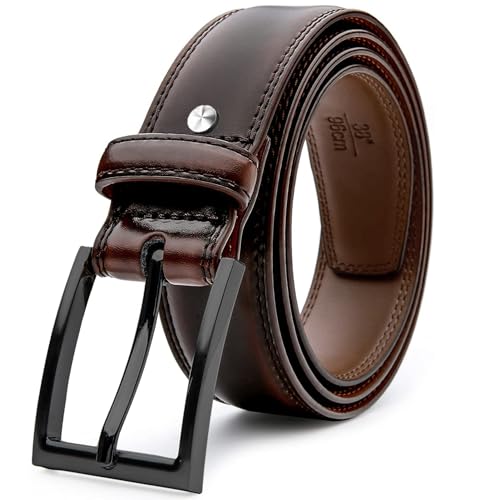 Image of ZORO Men's Vegan Leather Belt for Men | (Black /Brown) | Sizes on upto 28 to 46