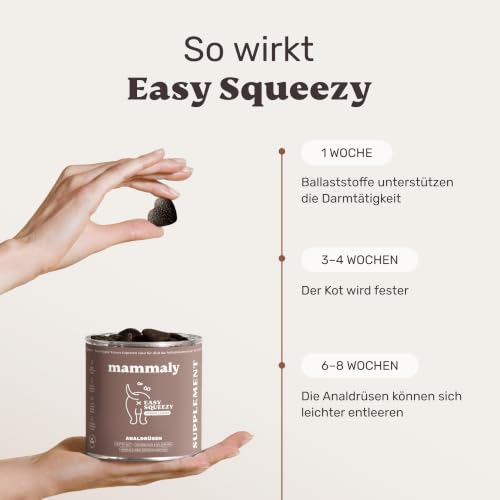 mammaly Easy Squeezy® Analdrüsen-Komplex für Hunde (60 Snacks) – Ansicht 5