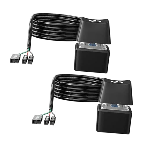 Cable botón encendido PC extensor para torres bajo mesa y accesorios ordenador