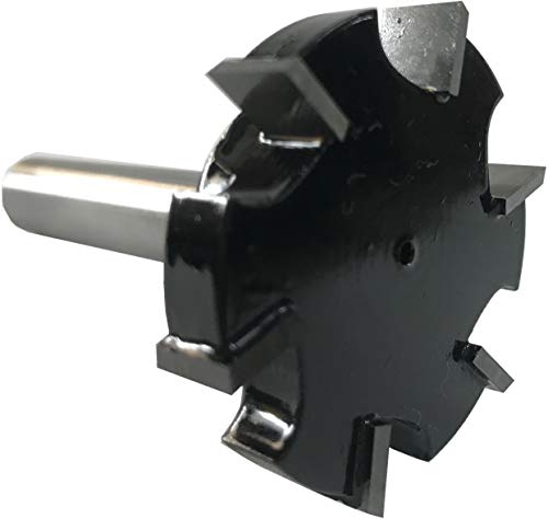 CARB-I-TOOL 2" TCT SOLID SURFACE PLANER 1/2" SHANK 6 FLUTE TRIM ROUTER BIT