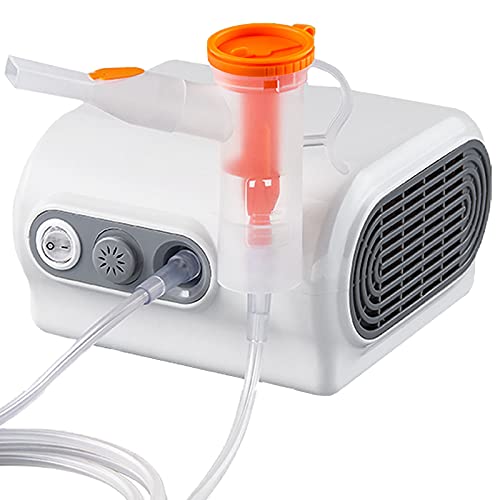 Desktop Nebulizer Machine, Portable Nebulizer Compressor with Exquisite Design, Pro Compact Nebulizer Cool Mist System for Kids Adults Home Use Travel Friendly for Breatthing Problems