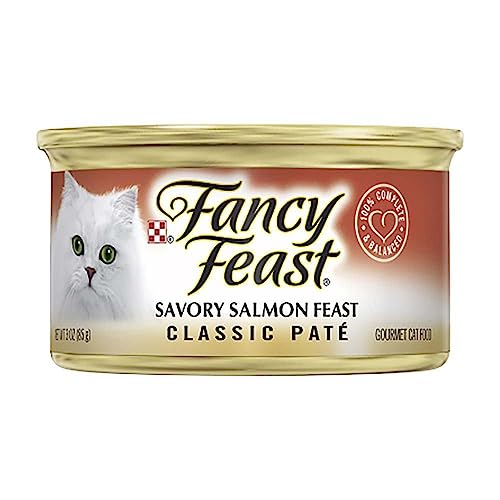 Fancy Feast Gourmet Salmon Feast Cat Food, 3 oz