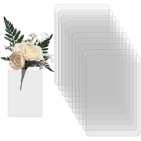 Lot de 30 marque-places de mariage en acrylique avec rubans, étiquettes