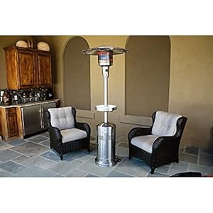 Members mark patio heater with led table  urban country home decor
